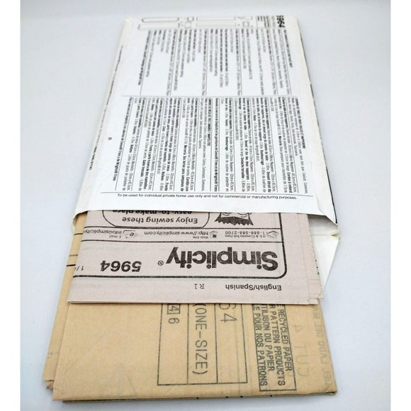 Simplicity Pattern 5964 Sewing Patterns for Dummies Place Mats Runners 2002 Uncu - Picture 11 of 11